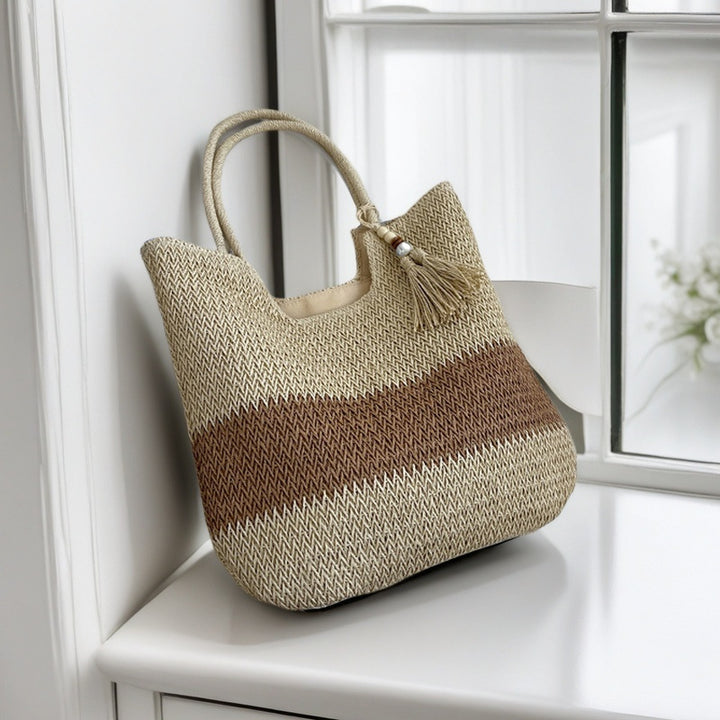 Handcrafted straw bag Stornfield