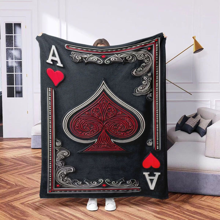Luxurious Casino Theme Plush Blanket