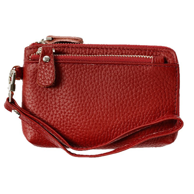 Luxe Textured Zippered Wallet Stornfield