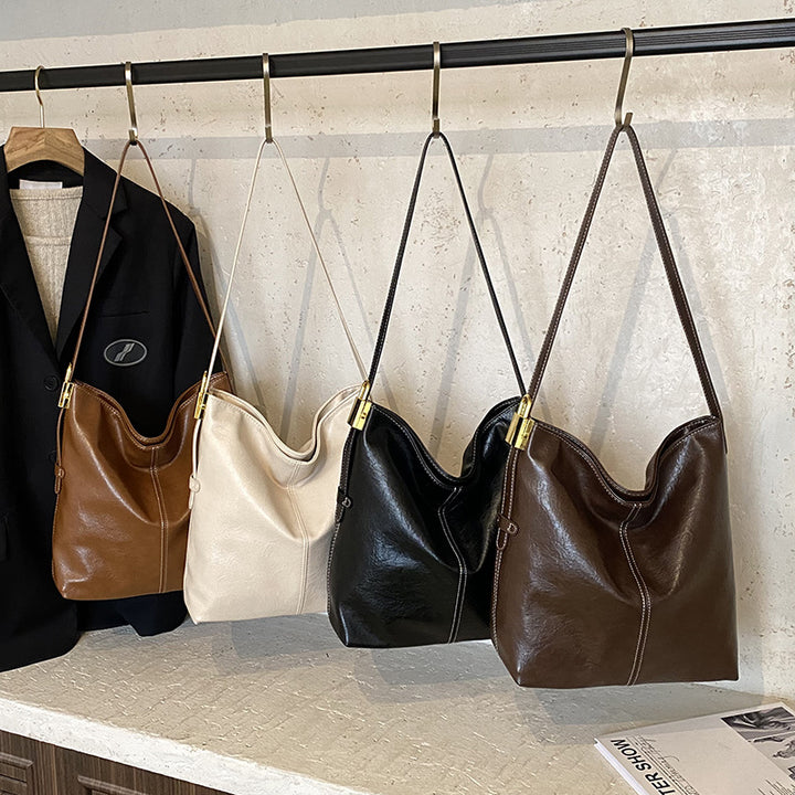 Minimalist Leather Shoulder Bag