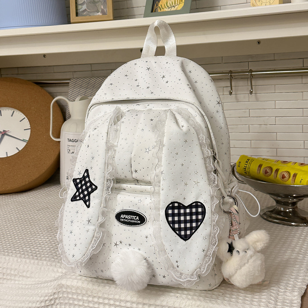 Whimsical Bunny-Ear Design Backpack Stornfield
