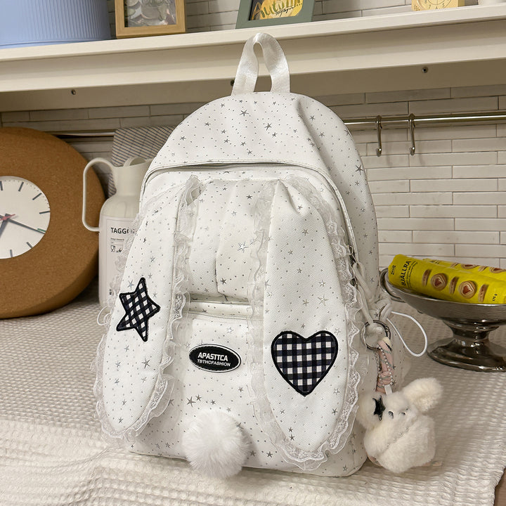 Whimsical Bunny-Ear Design Backpack Stornfield