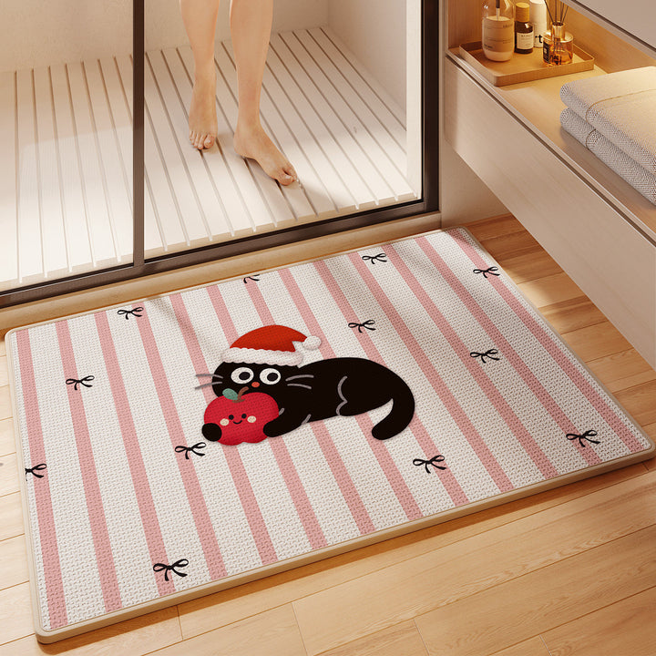Fun-Themed Absorbent Bath Mat