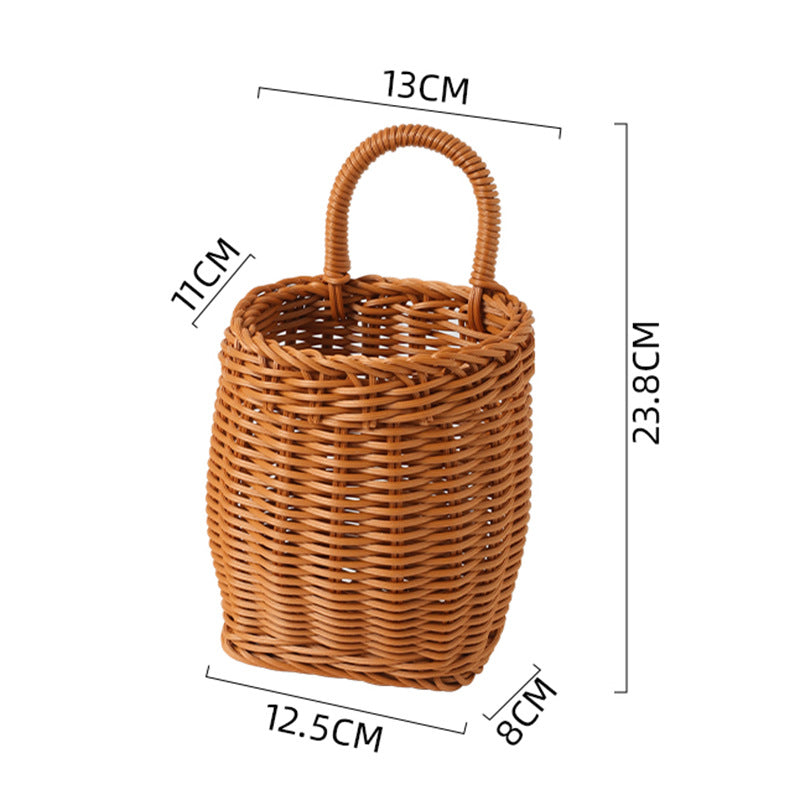Handcrafted Wicker Utility Basket Stornfield