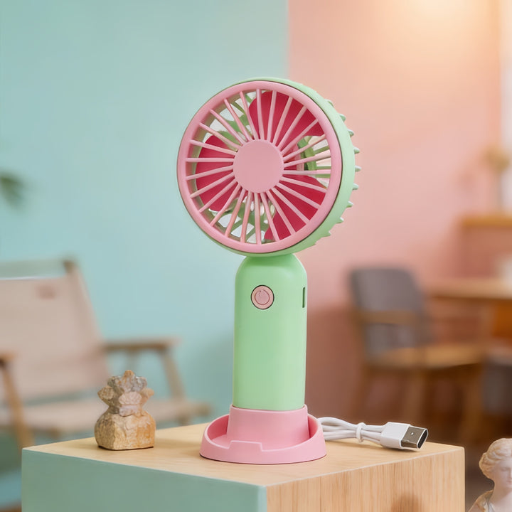 Women Portable USB Hand Fan with Flexibility Stornfield