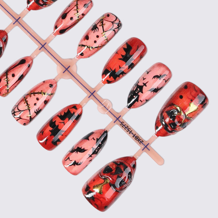 Creative Halloween Nail Art Set with Creepy Designs Stornfield