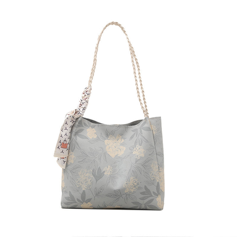 Floral Patterned Shoulder Tote Bag Stornfield