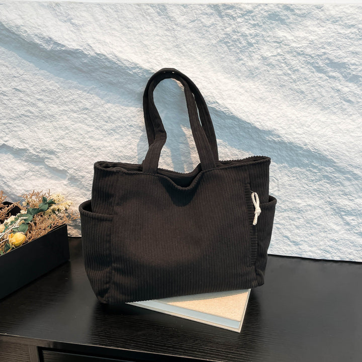 Cozy Textured Fabric Tote