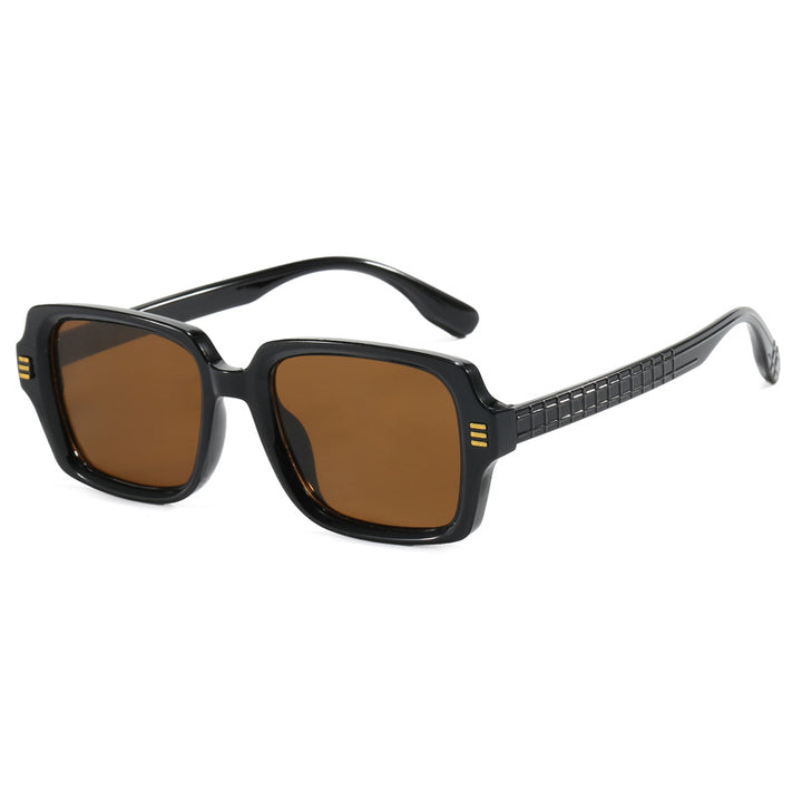 Women's fashionable square sunglasses with textured frame Stornfield