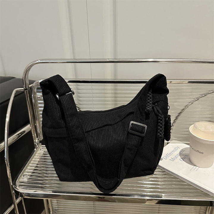 Eco-Friendly Ribbed Crossbody Bag Stornfield