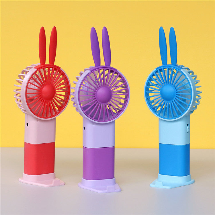 Unisex Portable Hand Fan in Playful Cat Design Stornfield