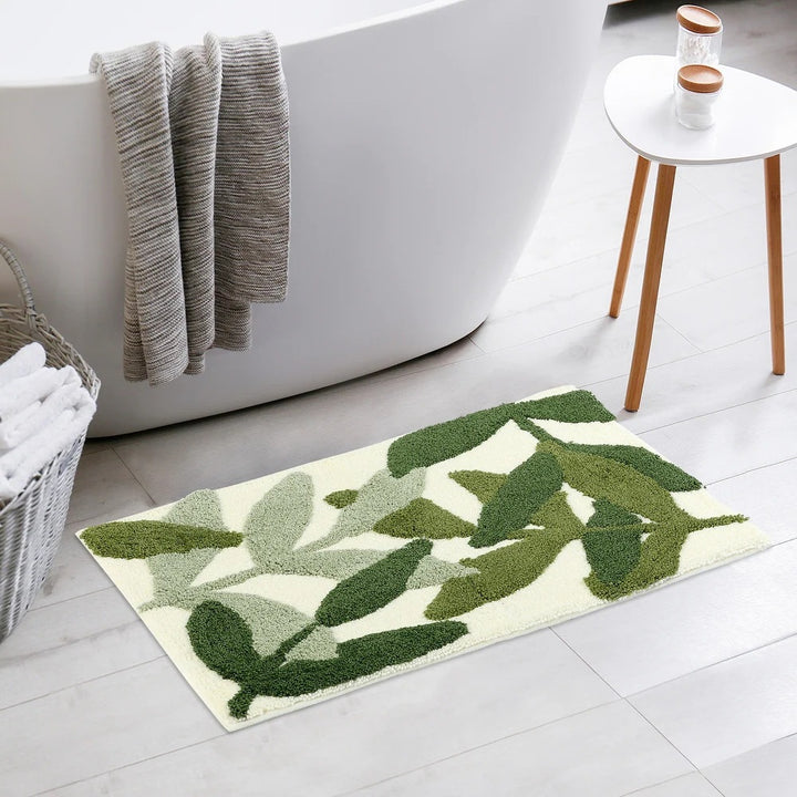 Lemon Slice Shaped Bath Mat