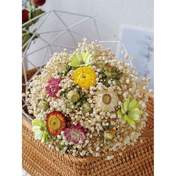 Dried Floral Bouquets with Decorative Accents