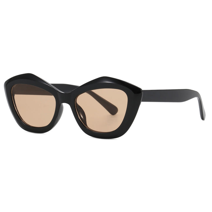 Ladies Cat-Eye Sunglasses with Stylish Leopard Pattern Stornfield