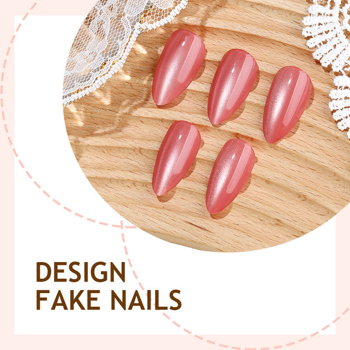 High-quality artificial nail set with shimmering finish Stornfield