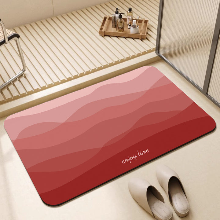 Motivational Phrase Bath Mat Stornfield