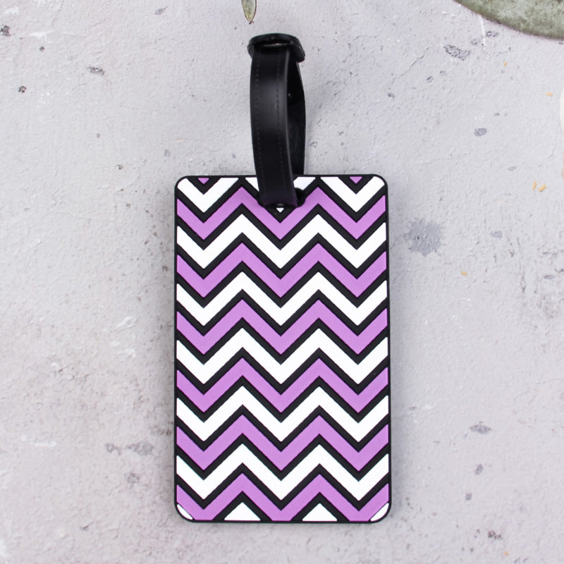Stylish Chevron Pattern Luggage Tag Stornfield