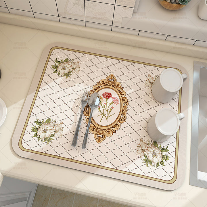 Decorative Kitchen Counter Mat