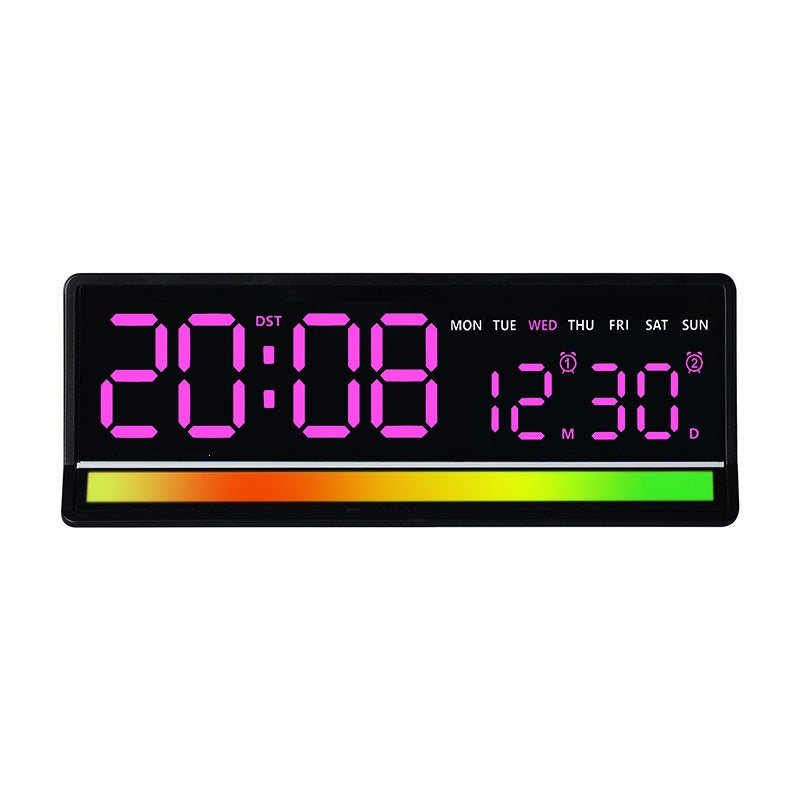 Digital alarm clock with clear LED display and date display Stornfield