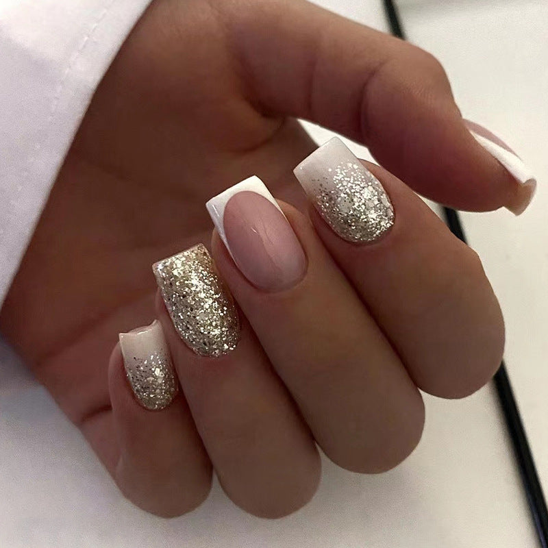Sparkling nail art with glitter accents Stornfield