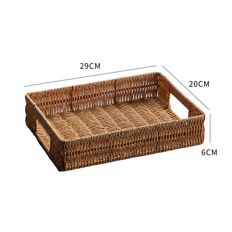Rectangular Woven Storage Basket Stornfield
