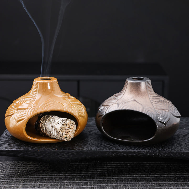 Ceremonial Lotus Incense Holder