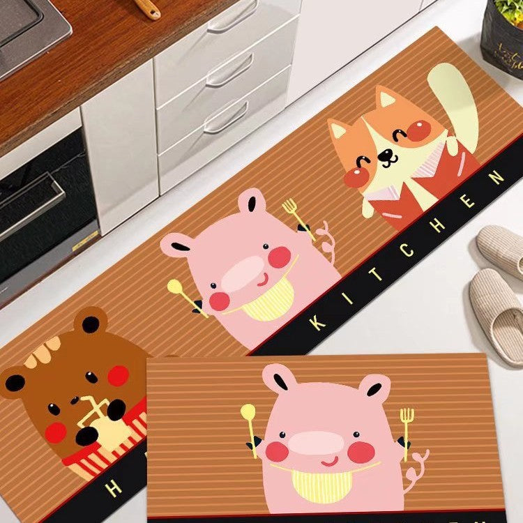Cat-Themed Kitchen Mat Stornfield