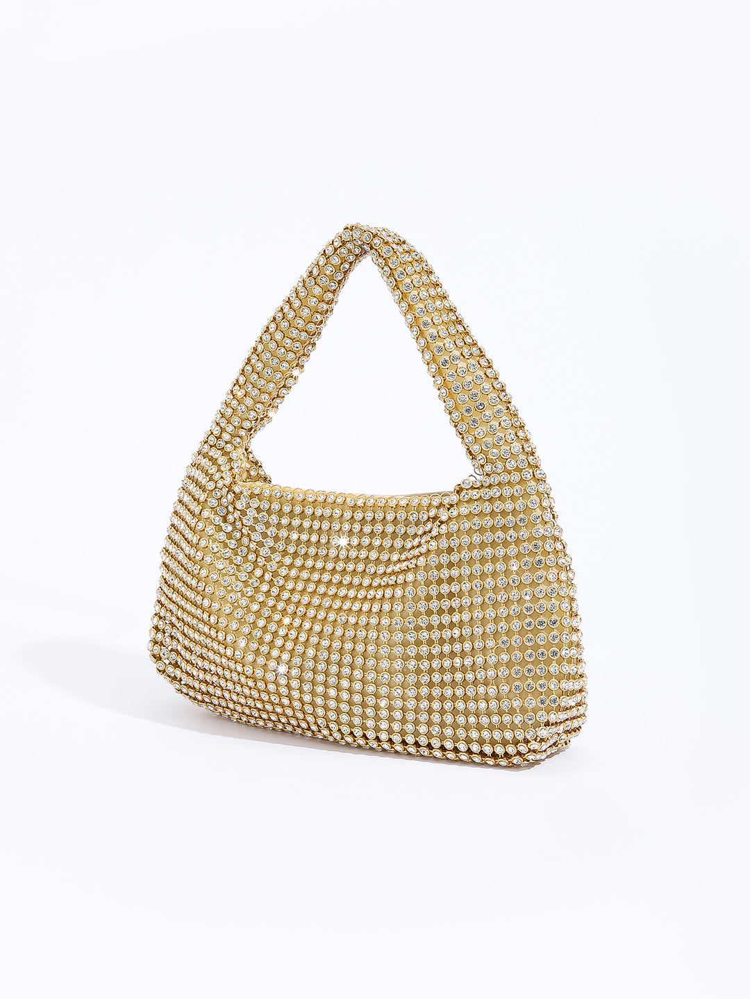 Crystal-Embellished Evening Handbag