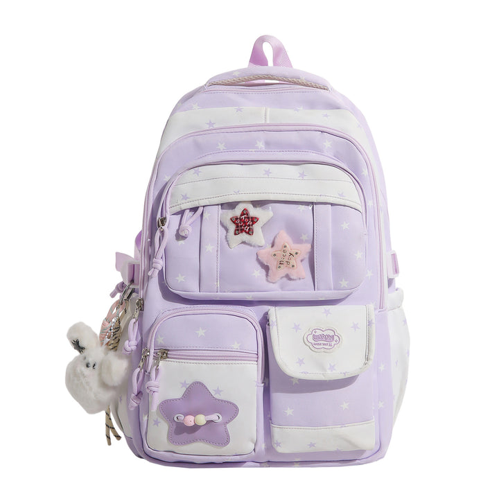 Playful Star-Embellished Backpack Stornfield