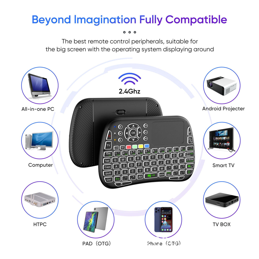 Wireless Mini Keyboard with Touchpad Stornfield