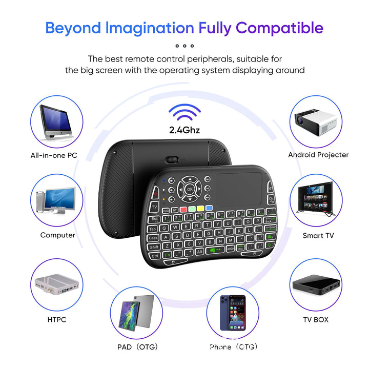 Wireless Mini Keyboard with Touchpad Stornfield