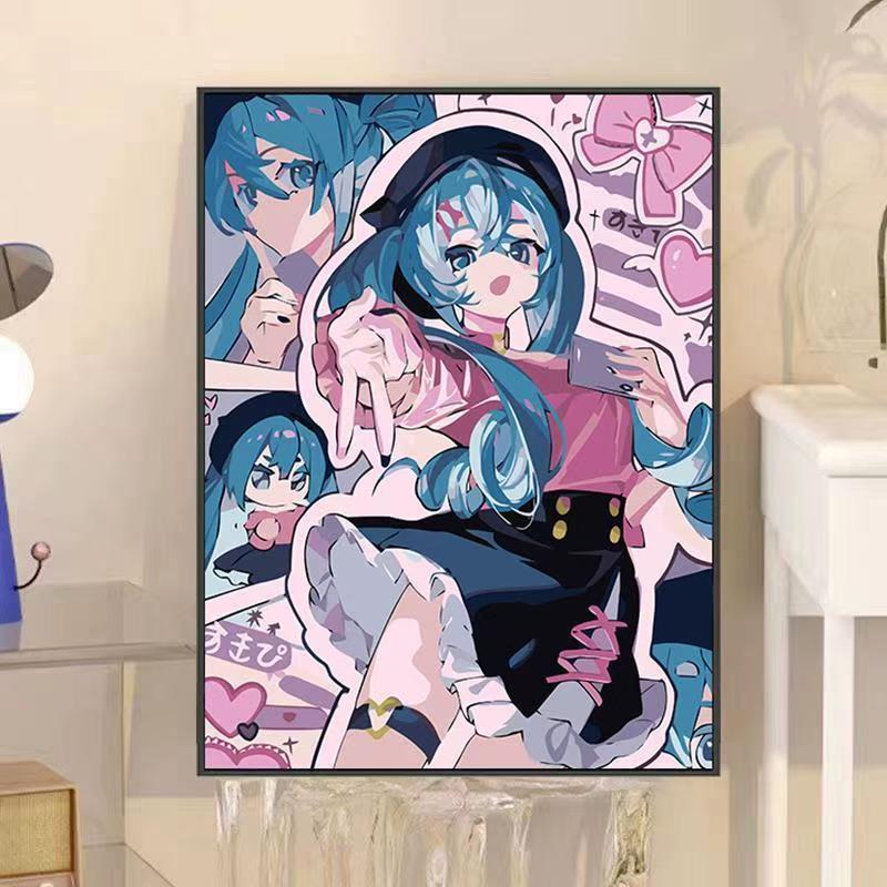 Anime-Inspired Decorative Wall Art Stornfield
