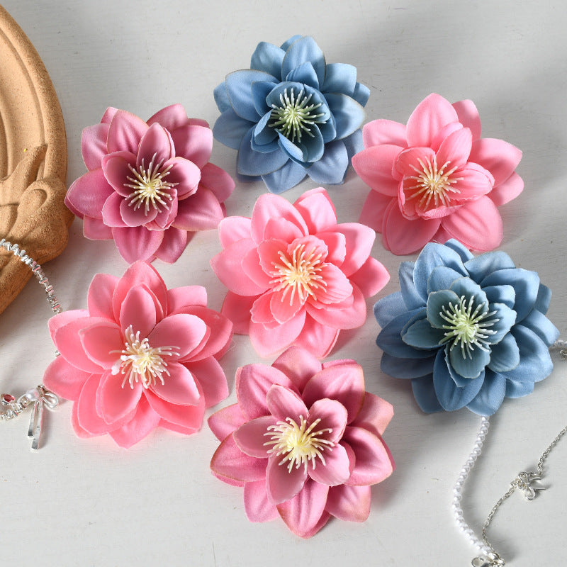 Elegant Silk Floral Hair Accessories