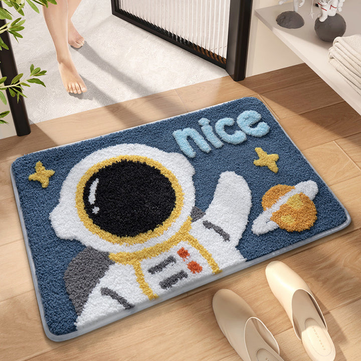 Fun Astronaut-Themed Entry Mat Stornfield