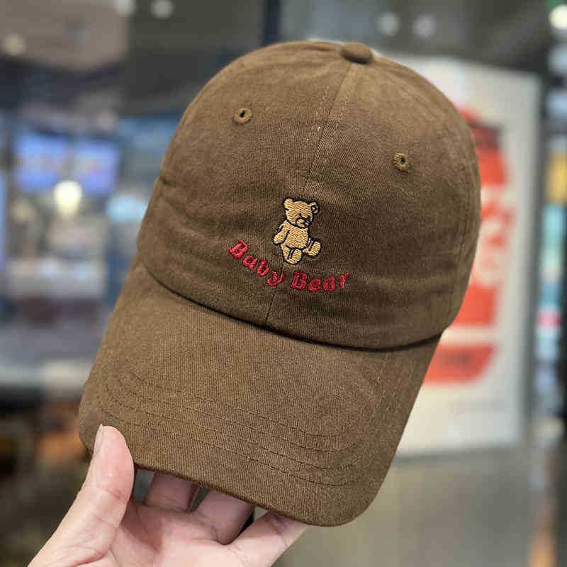 Women's Cute Embroidered Bear Cap Stornfield