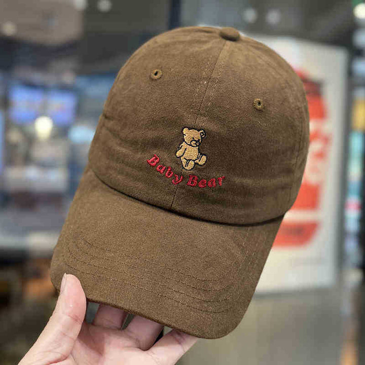 Women's Cute Embroidered Bear Cap Stornfield