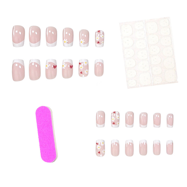 Acrylic Floral Nail Art Enhancements Stornfield