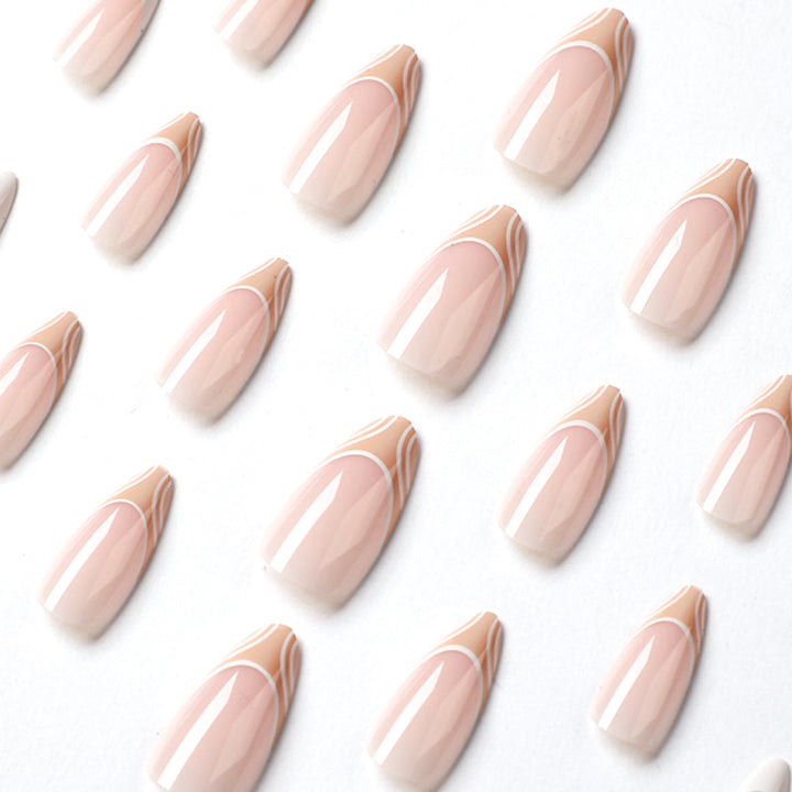 Elegant Nail Extensions with Creative Design Stornfield