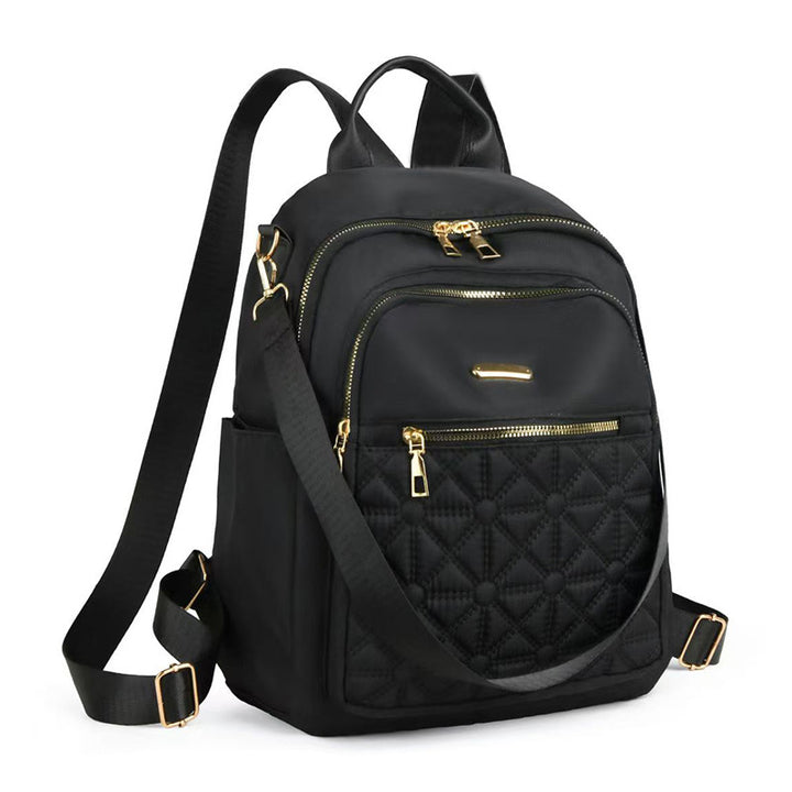 Elegant Quilted Multi-Pocket Backpack Stornfield