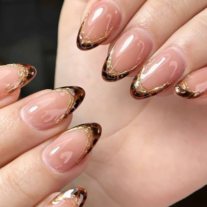 Artistic stiletto nails with luxurious glitter design Stornfield