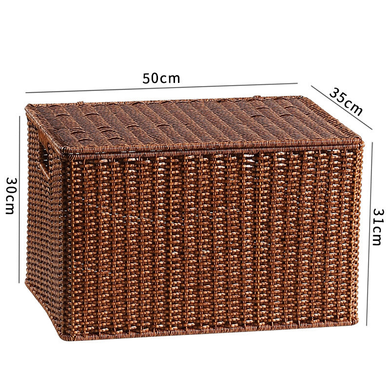 Woven Storage Chest with Built-in Handles Stornfield