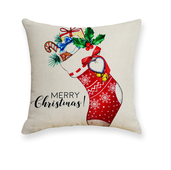 Decorative Christmas-Themed Throw Pillow