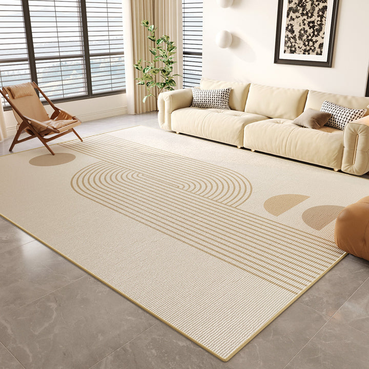 Contemporary Floral Design Area Rug