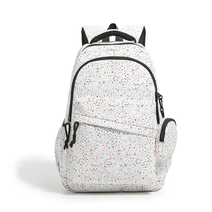 Everyday backpack with ergonomic compartment arrangement and creative motif details Stornfield