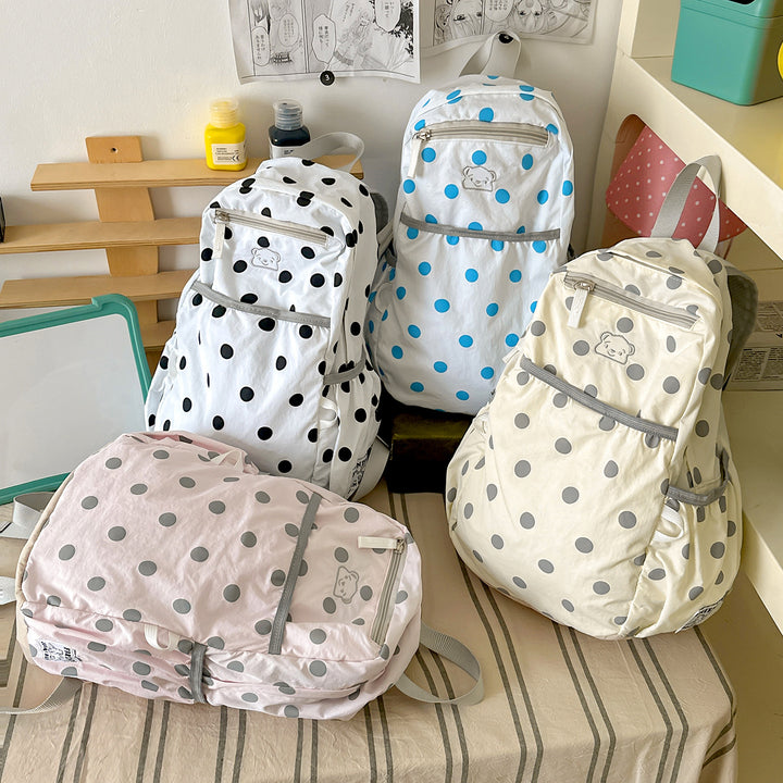Casual Polka Dot Backpack Stornfield