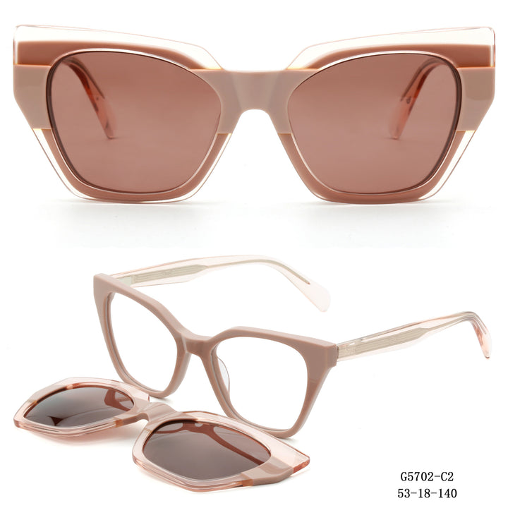 Women's striking oversized sunglasses with removable lenses Stornfield