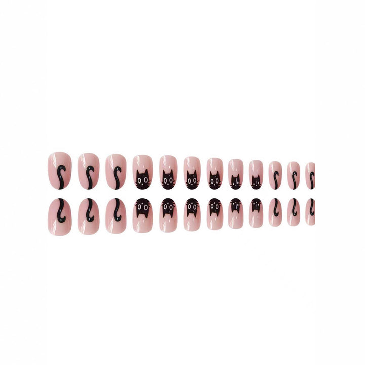 Cat-Themed Nail Art Extensions Stornfield