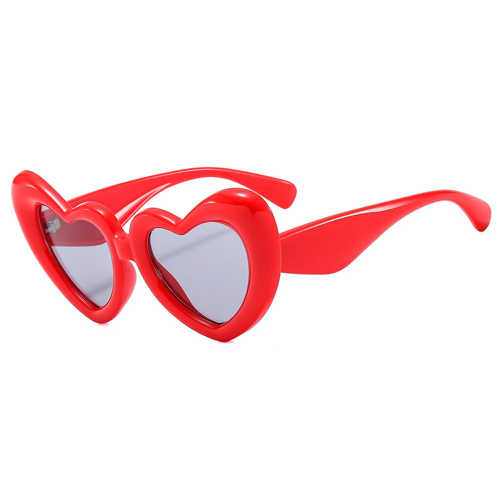 Women Heart-shaped Sunglasses with Stylish Frame Stornfield