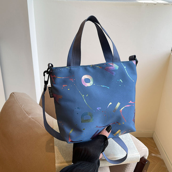 WoArtistic Patterned Mini Tote Bag Stornfield
