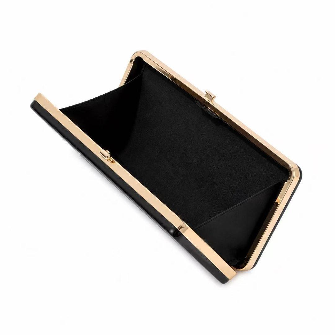 Elegant Structured Box Clutch